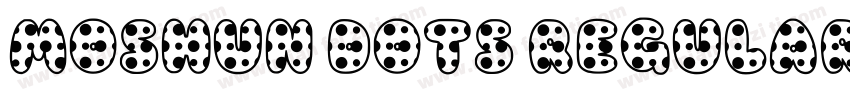 Moshun Dots Regular字体转换